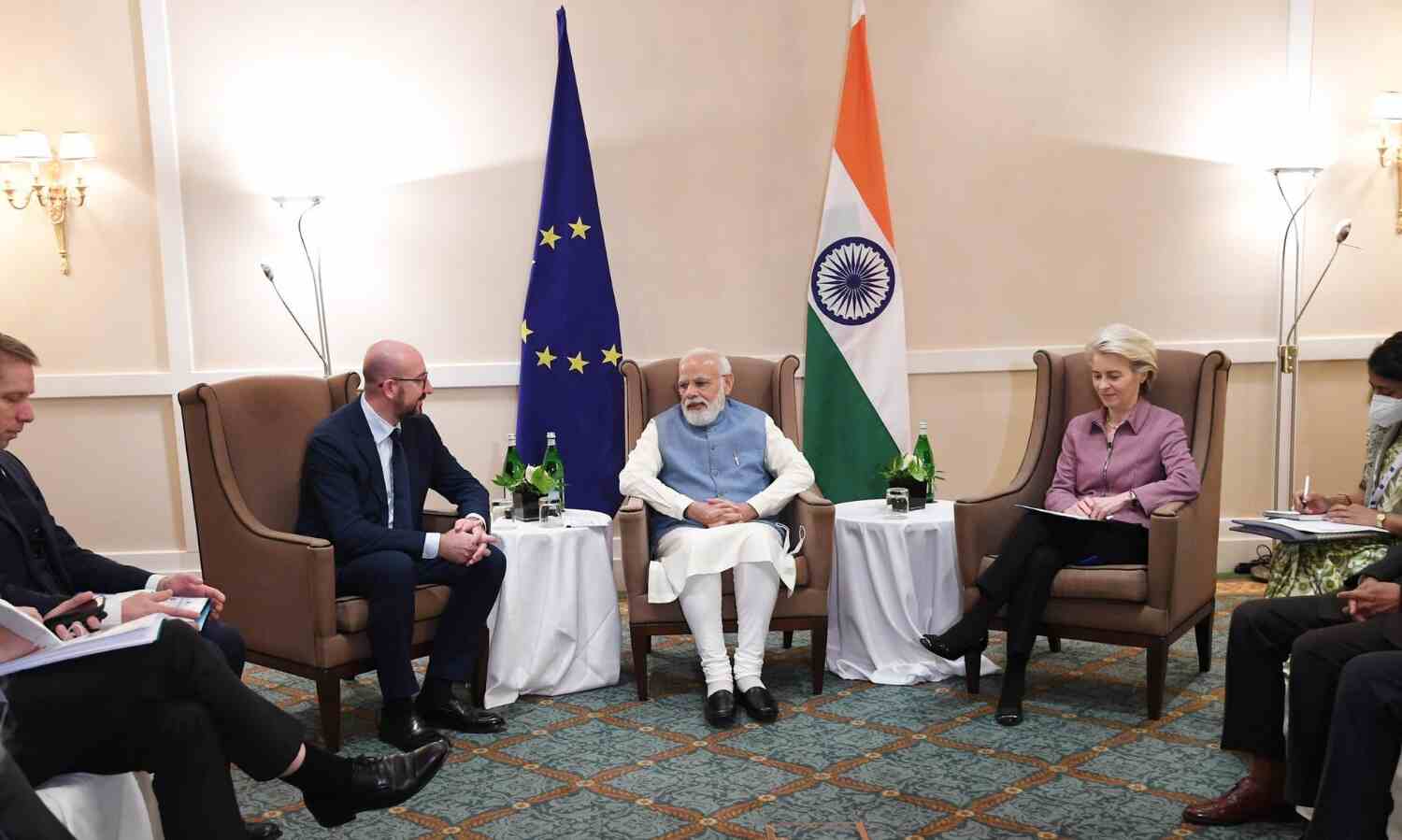 प्रधानमंत्री मोदी पहुंचे रोम, मोदी, मोदी... नारों के साथ हुआ स्वागत