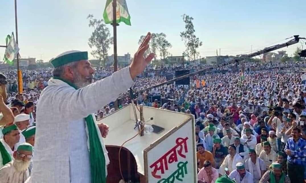 किसानों के पास अपने अधिकारों की लड़ाई के अलावा कोई विकल्प नहीं : राकेश टिकैत