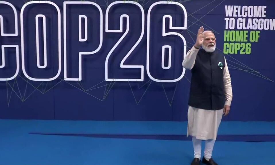 प्रधानमंत्री मोदी COP 26 में भाग लेने पहुंचे, जलवायु परिवर्तन पर होगी चर्चा