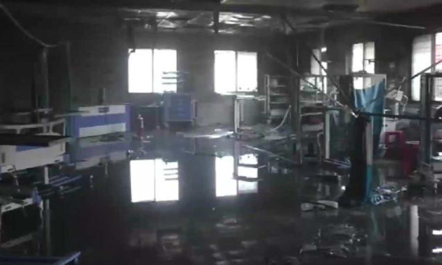 अहमदनगर : सिविल अस्पताल के ICU में भीषण आग, 10 मरीज जिंदा जले