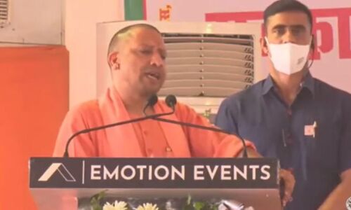 मुख्यमंत्री ने जनसभा को किया संबोधित, कहा- हमारी सरकार में कोई आतंकी घटना नहीं हुई