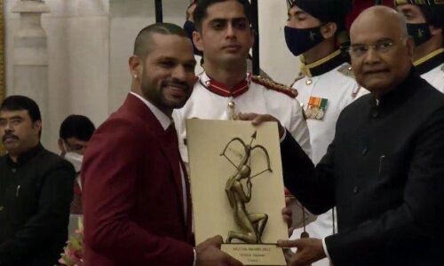 शिखर धवन समेत 35 खिलाड़ियों को मिला अर्जुन अवार्ड, देखें लिस्ट