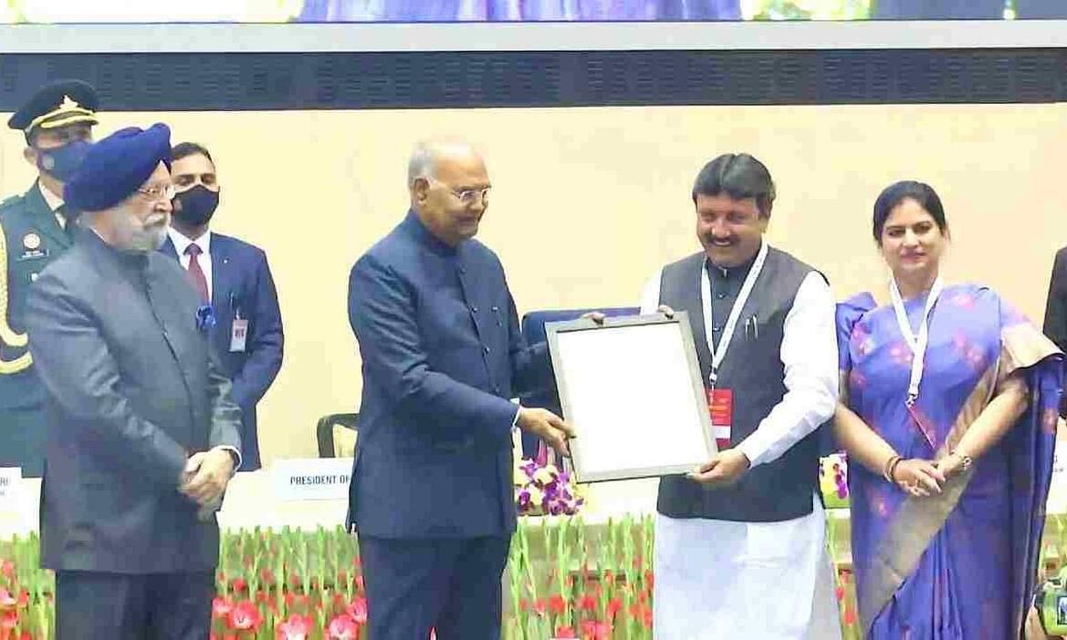 इंदौर 5वीं बार बना सबसे स्वच्छ शहर, राष्ट्रपति ने दिया अवार्ड