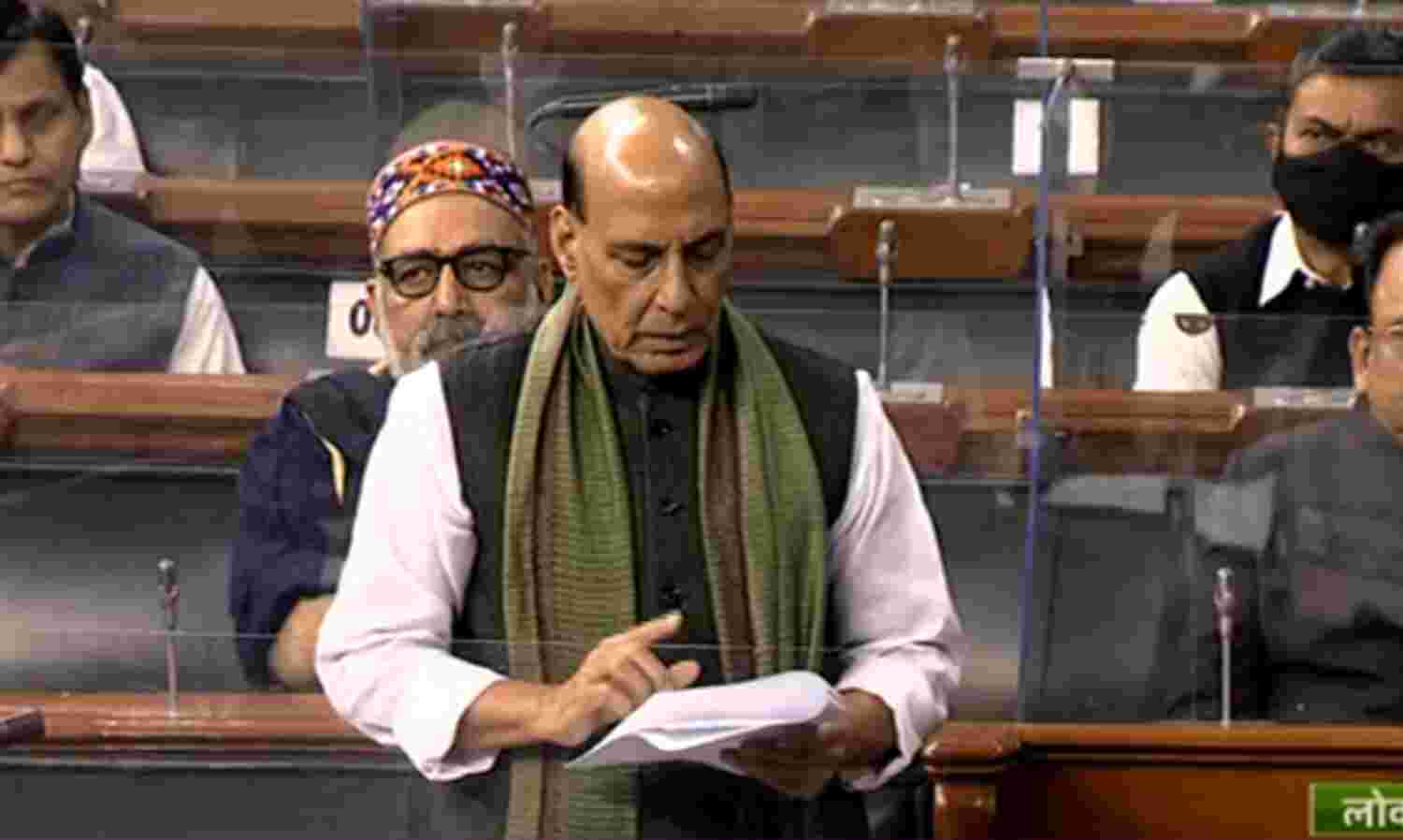 रक्षामंत्री ने हेलीकॉप्टर क्रैश की संसद में दी जानकारी, बताया- पूरा घटनाक्रम