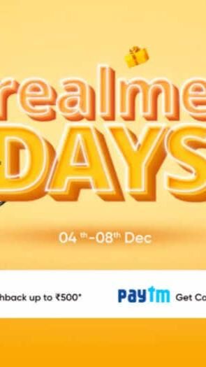 Flipkart पर शुरू हुई Realme Days सेल, 5000 रुपये का मिल रहा डिस्काउंट