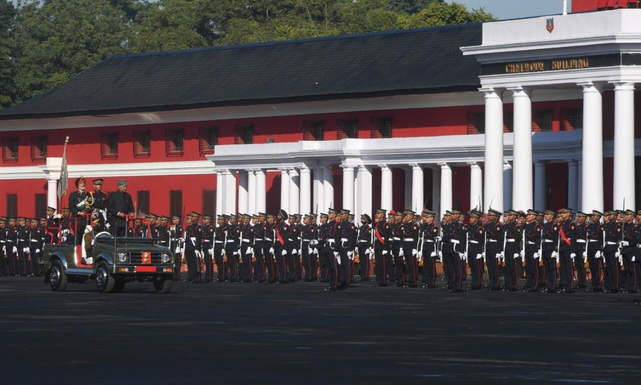 IMA : राष्ट्रपति कोविंद ने ली परेड की सलामी, कहा - CDS रावत को बनाए रोल मॉडल