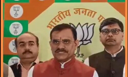 भाजपा अध्यक्ष का कांग्रेस पर निशाना, कहा - जनता खिलाफ है, इसलिए चुनाव से भाग रहे