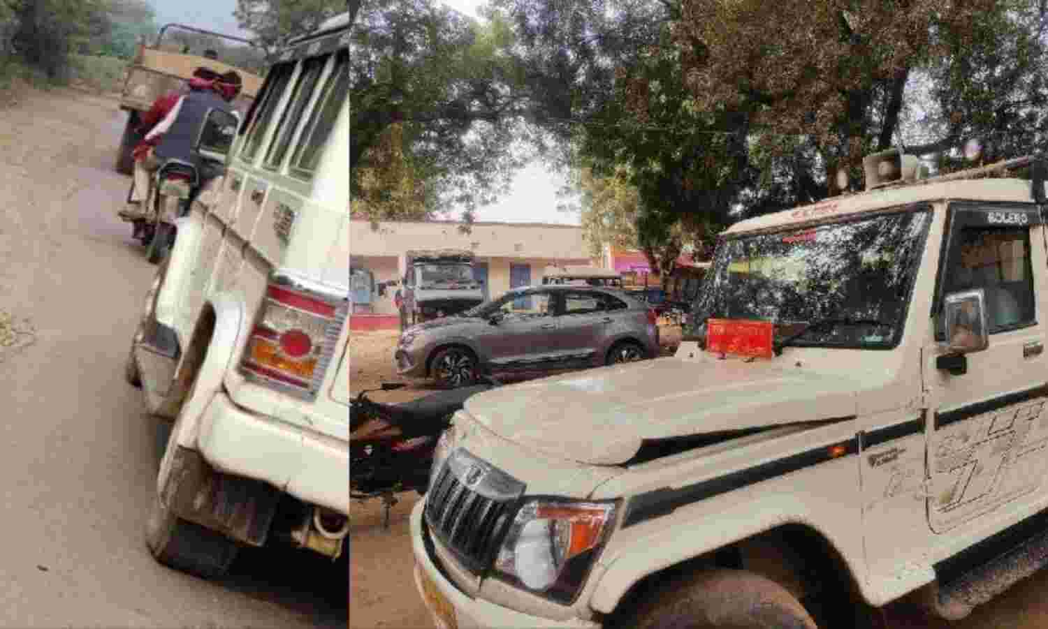 रेत माफियाओं ने किया तहसीलदार की गाड़ी पर ट्रेक्टर चढ़ाने का प्रयास