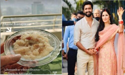 ससुराल की किचन में ऐक्ट्रेस की एंट्री, कैटरिना ने बनाया हलुआ, शेयर की तस्वीर