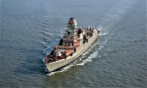 समुद्र में उतरा मोरमुगाओ जहाज, परमाणु, जैविक और रासायनिक युद्ध में सक्षम