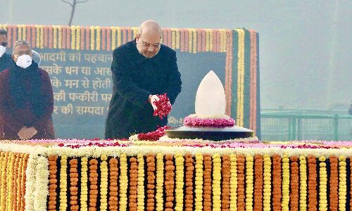 गृहमंत्री शाह ने अटल जी को दी श्रद्धांजलि, कहा-  भारतीय राजनीति को नयी दिशा दी