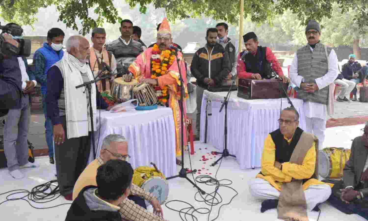 तानसेन समारोह : संगीत के सुरों से सजी महफिल, पं. विक्कू विनायकम कालिदास सम्मान से अलंकृत