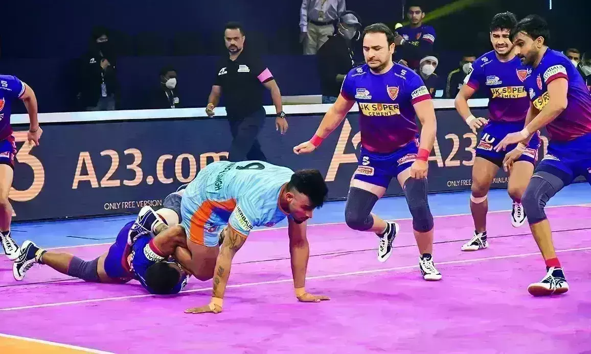 यूपी योद्धा और गुजरात जायंट्स के बीच मैच हुआ ड्रा, प्रदीप नरवाल और सुरेंदर गिल चमके