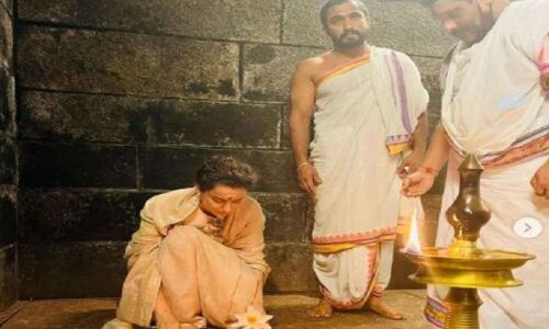 कंगना ने राहु-केतु मंदिर में मनाया नया साल,