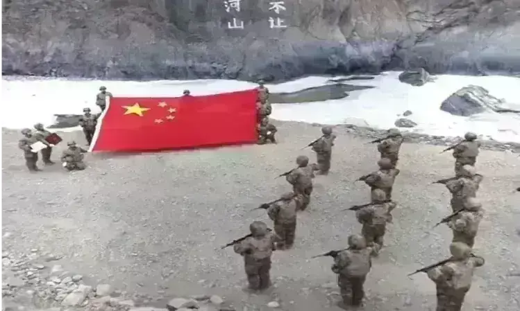चीन ने गलवान घाटी में फहराया झंडा, सेना ने बताया झूठ, जानिए क्या है सच्चाई