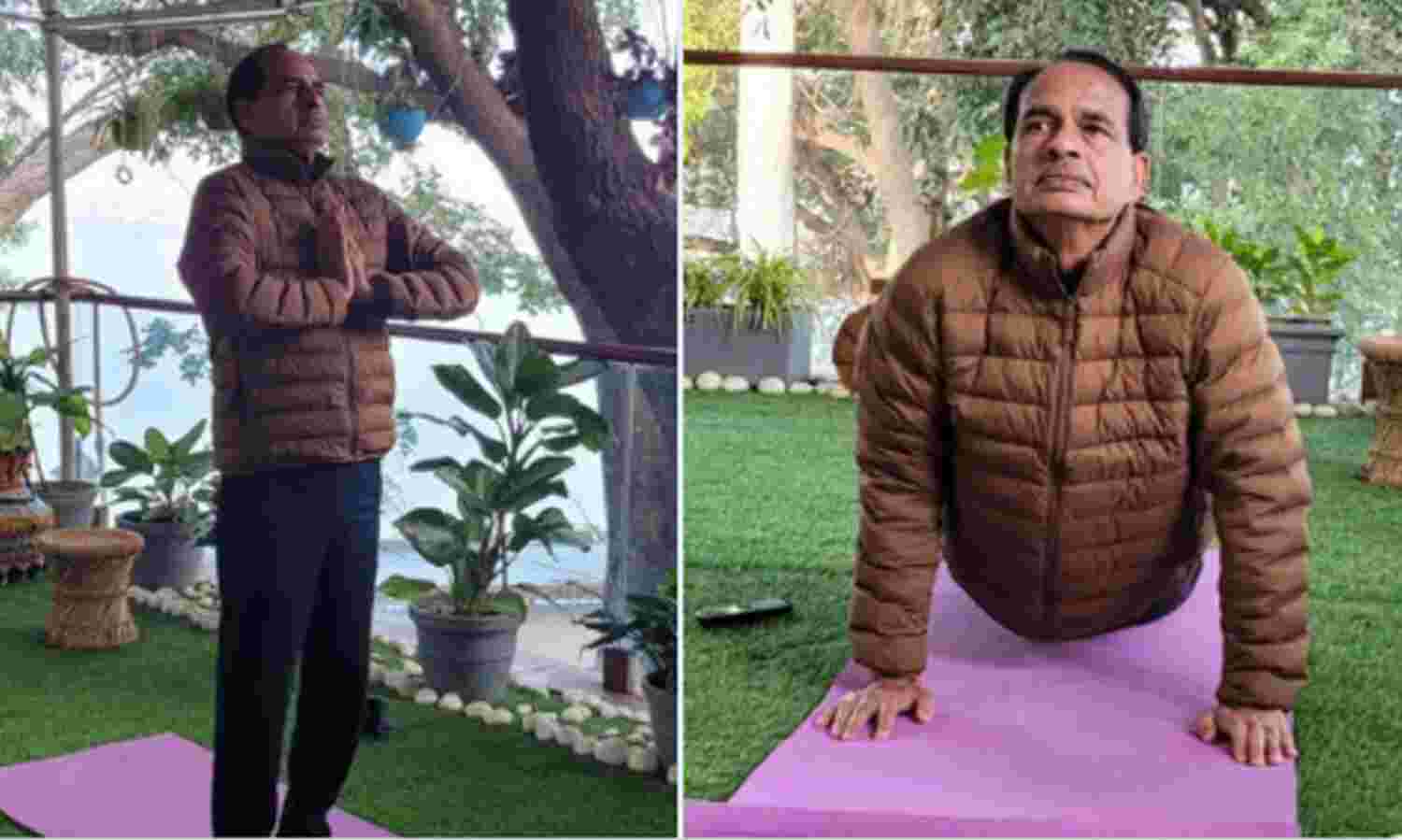 मुख्यमंत्री चौहान ने किया सूर्य नमस्कार, कहा- स्वस्थ शरीर के लिए योग जरूरी