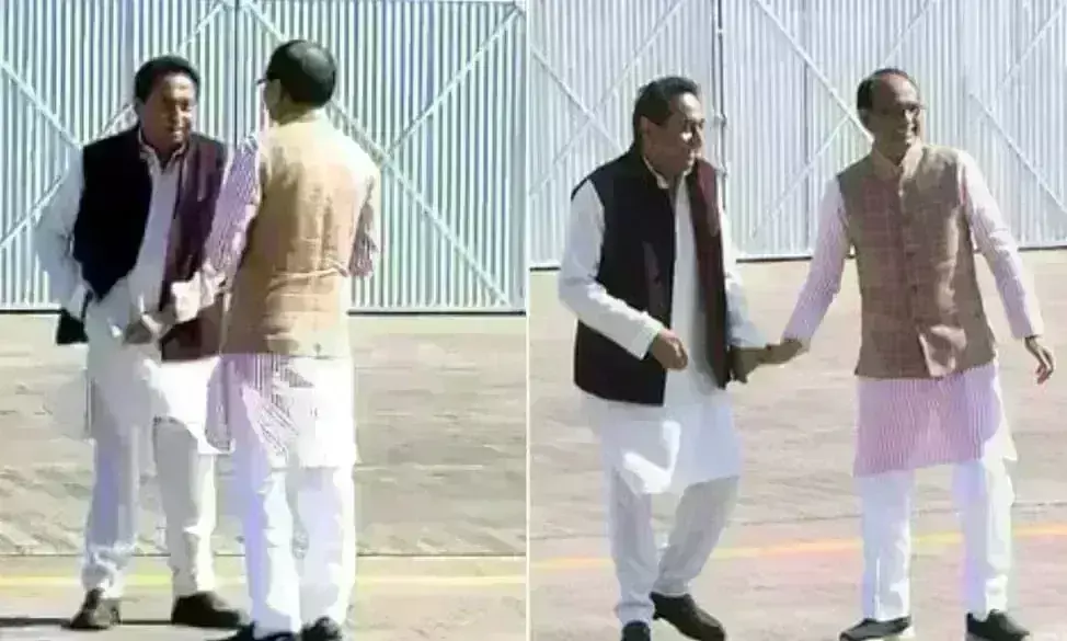 मुख्यमंत्री शिवराज और कमलनाथ की हुई मुलाकात, कई अहम मुद्दों पर की चर्चा