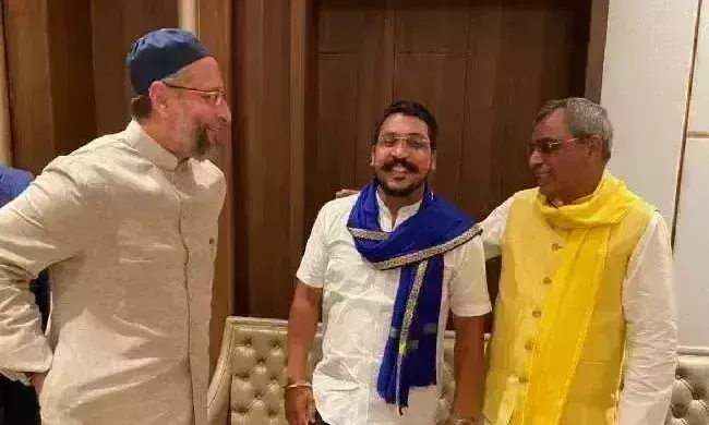 उप्र में असदुद्दीन ओवैसी ने किया गठबंधन, बनाया भागीदारी परिवर्तन मोर्चा