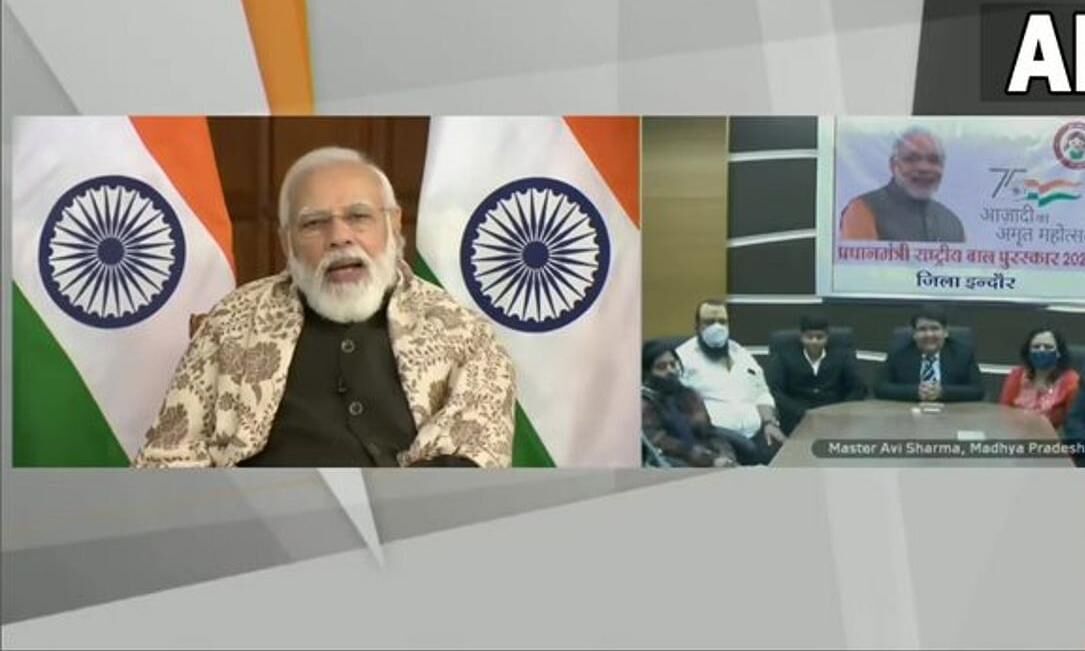 प्रधानमंत्री ने अवि और पलक शर्मा से की बात, राष्ट्रीय बाल पुरस्कार से किया सम्मानित