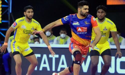 प्रो कबड्डी लीग :  यूपी योद्धा ने तमिल थलाइवाज को हराया