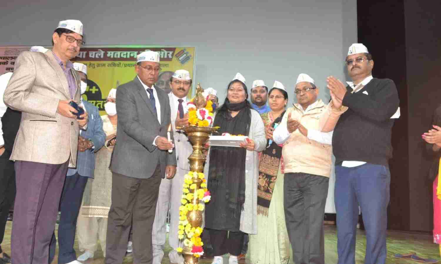 मुखिया चले मतदान की ओर की कार्यशाला मेडिकल कालेज में आयोजित