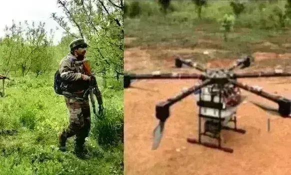 भारत-पाकिस्तान सीमा पर फिर दिखा ड्रोन, BSF ने की 18 राउंड फायरिंग