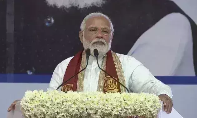 प्रधानमंत्री मोदी ने राष्ट्रीय रक्षा विश्वविद्यालय का उद्घाटन किया