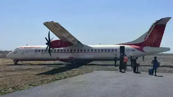जबलपुर में रनवे पर फिसला एयर इंडिया का विमान, 54 यात्री थे सवार