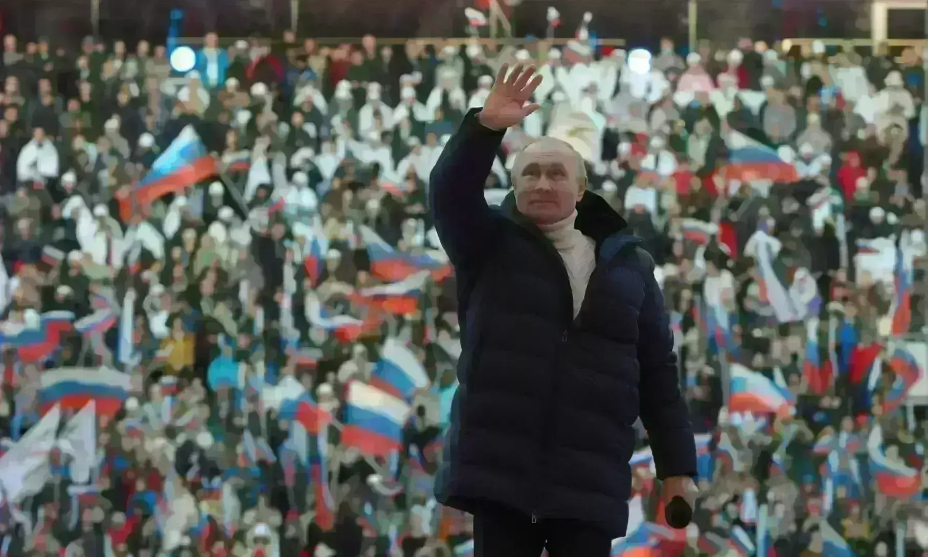 यूक्रेन में तेज हमलों के बीच पुतिन ने मॉस्को में की रैली, सेना का बढ़ाया मनोबल