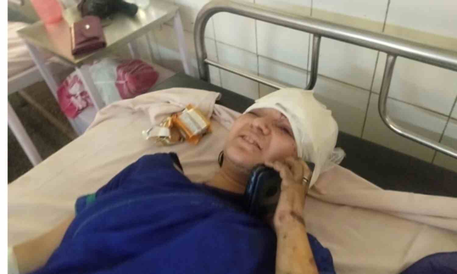 गर्भवती पत्नी को पति ने ट्रेन से धकेला, हालत गंभीर