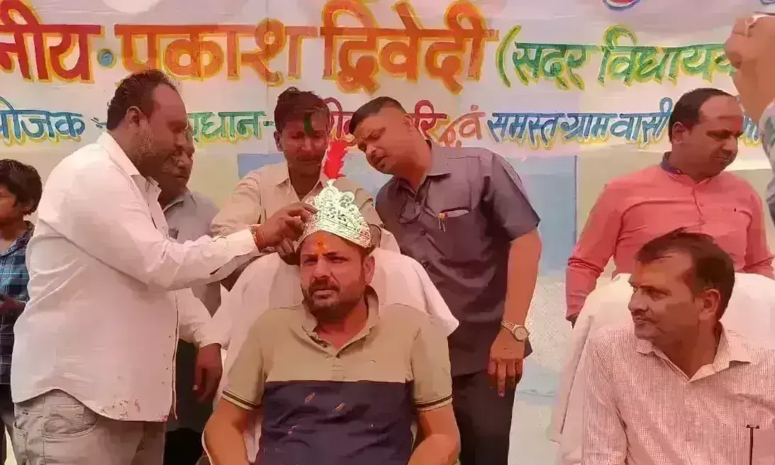 सदर विधायक का हुआ सम्मान, बताया- मोदी-योगी द्वारा किए गए जनहित कार्यो की जीत