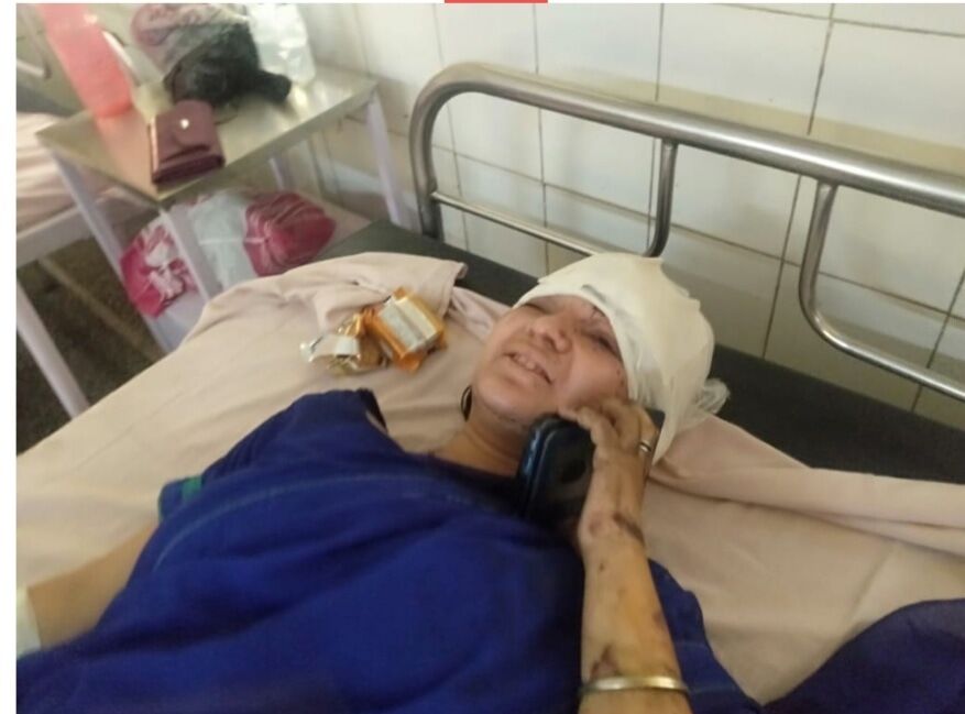 गर्भवती पत्नी को पति ने ट्रेन से धकेला, हालत गंभीर