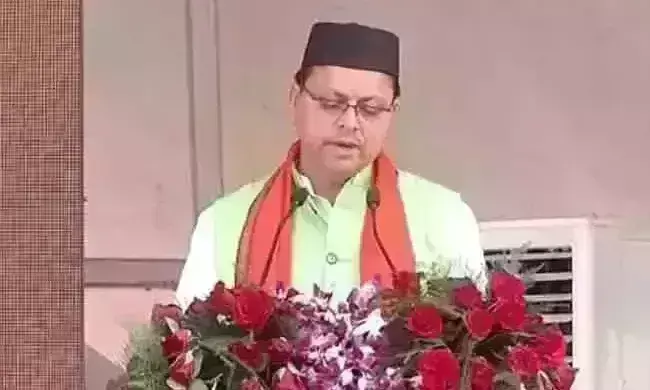 पुष्कर सिंह धामी दूसरी बार बने उत्तराखंड के मुख्यमंत्री, राज्यपाल ने दिलाई शपथ