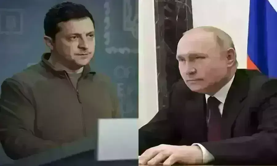 रूस-यूक्रेन युद्ध : जेलेंस्की ने पुतिन के सामने समझौते के लिए रखी दो शर्तें