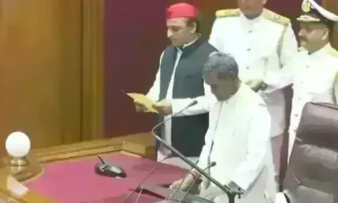 मैं पहले भी सदन में बैठा हूं, सिर्फ कुर्सी बदल गयी है : अखिलेश यादव