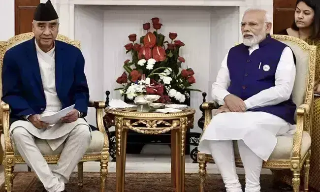 नेपाल के प्रधानमंत्री शेर देउबा ने भारत के पीएम मोदी से की मुलाक़ात, जानिए किन मुद्दों पर हुई चर्चा