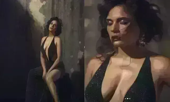 ऋचा चड्डा ने शिमरी गाउन में कराया फोटोशूट, हॉट तस्वीरों ने बढ़ाया पारा, देखें फोटोज