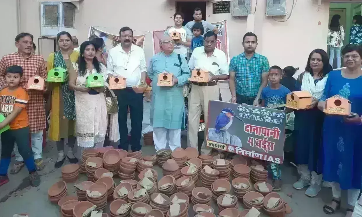 बेजुबान पक्षियों के लिए दाना व पानी की व्यवस्था करना हमारी नैतिक जिम्मेदारी : राज चड्डा