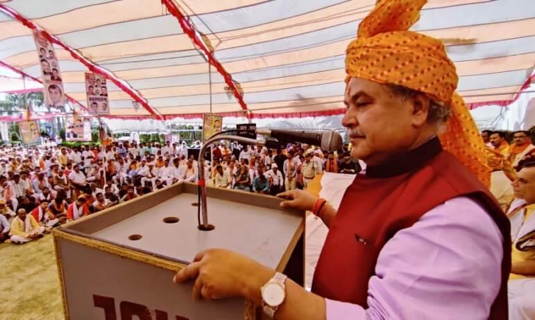 भाजपा कार्यकर्ता पार्टी की रीढ़ की हड्डी है: केंद्रीय मंत्री तोमर