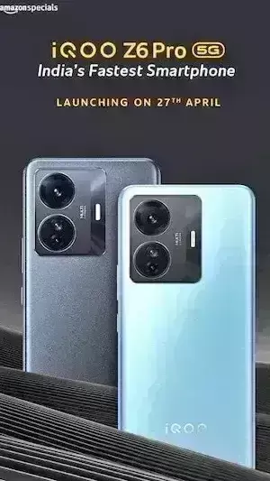 iQOO Z6 Pro 5G फोन जल्द होगा लांच, OnePlus को देगा टक्कर