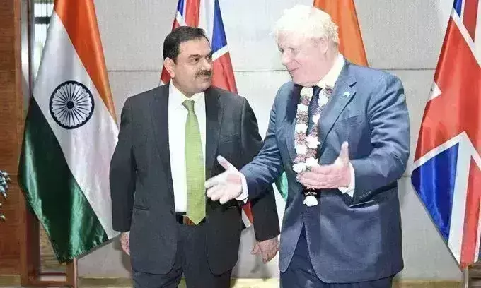 अडानी समूह ब्रिटिश कंपनियों के साथ रक्षा व एयरोस्पेस टेक्नोलॉजी के क्षेत्र में करेगा काम