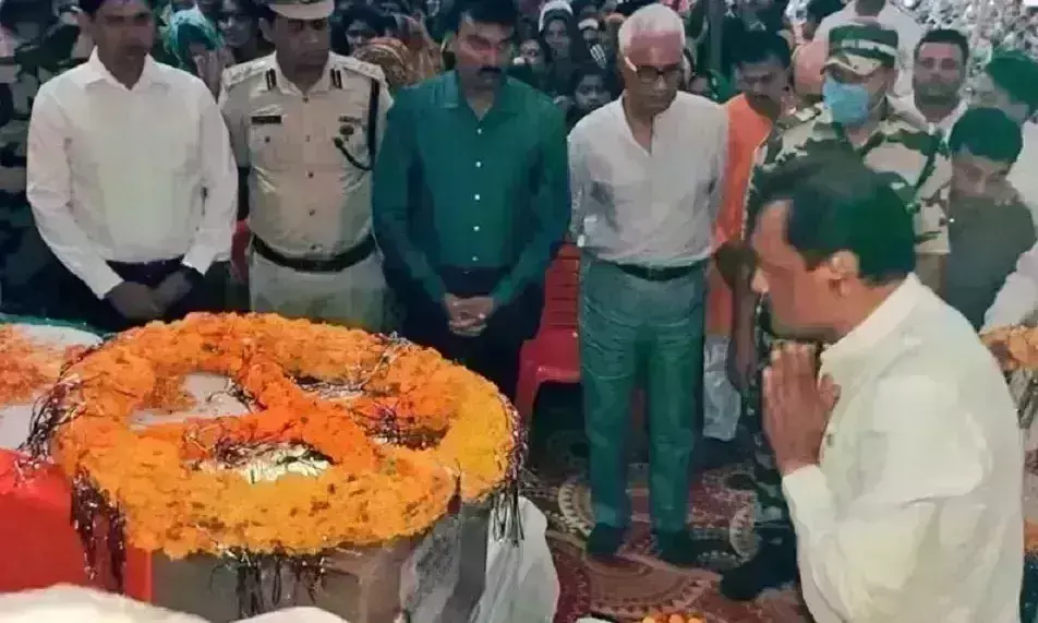 शहीद जवान शंकर की नम आंखों से विदाई, मप्र सरकार देगी 1 करोड़ की सम्मान निधि