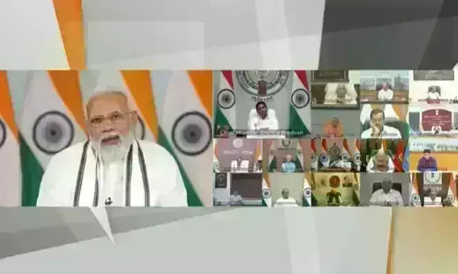 प्रधानमंत्री की मुख्यमंत्रियों के साथ बैठक, कहा- कोरोना की चुनौती टली नहीं, बच्चों का टीकाकरण प्राथमिकता