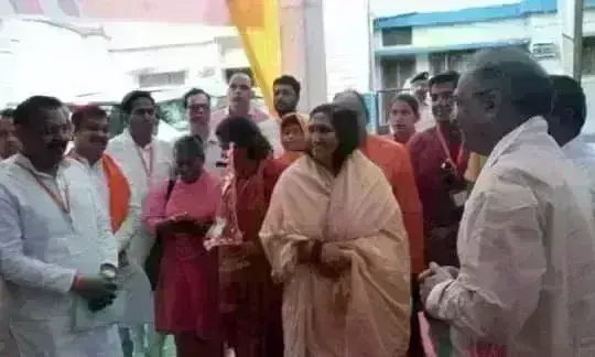 31 वर्ष बाद मंदसौर पहुंची साध्वी ऋतंभरा, भगवान पशुपतिनाथ के किए दर्शन