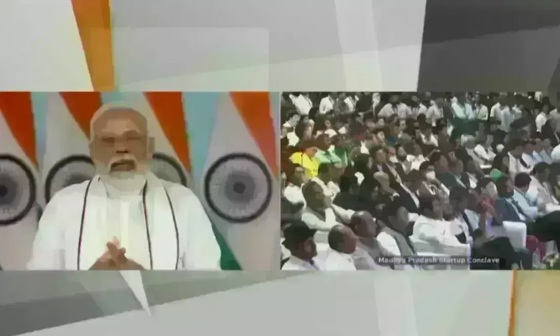 प्रधानमंत्री मोदी ने मप्र स्टार्टअप नीति का किया शुभारंभ प्रधानमंत्री मोदी ने मप्र स्टार्टअप नीति का किया शुभारंभ
