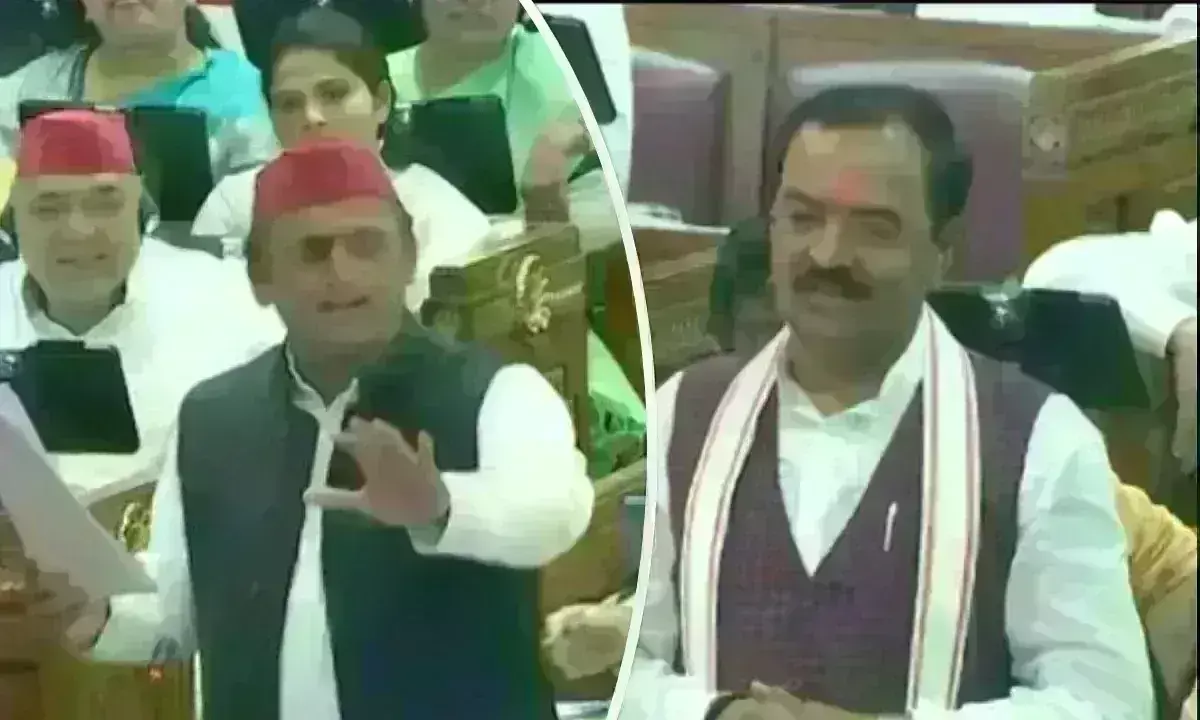 विधानसभा में भिड़े अखिलेश और केशव प्रसाद, दोनों में हुई तू-तू, मैं-मैं, मुख्यमंत्री के उठते ही...
