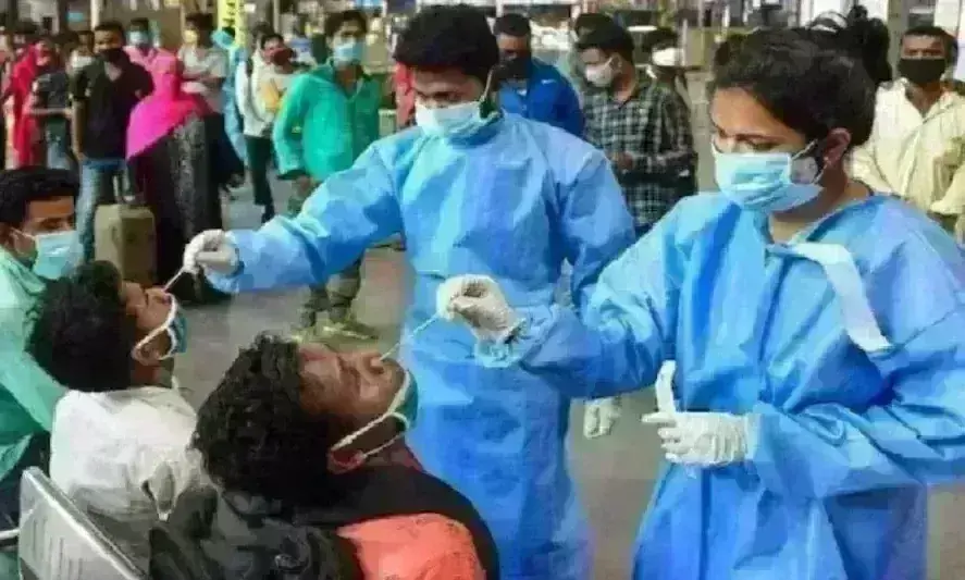 24 घंटे में कोरोना के 3,712 नए मरीज, एक्टिव संक्रमितों की बढ़ी संख्या