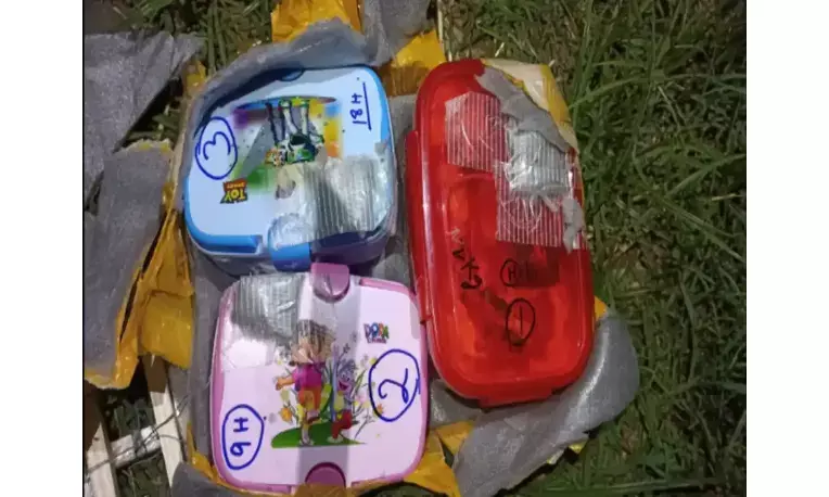 पाकिस्तान ने ड्रोन से भेजे तीन टिफिन बम, BSF ने किए नाकाम