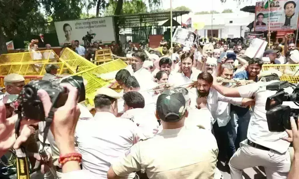 कांग्रेस के प्रदर्शन पर भाजपा का कटाक्ष, कहा- हिंसा की आड़ में भ्रष्टाचार छुपाने का है प्रयास