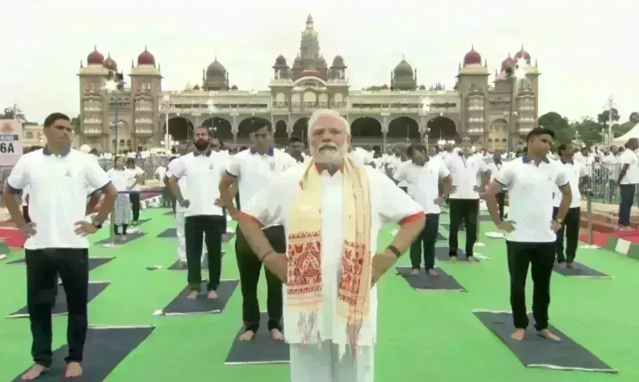 योग दिवस पर प्रधानमंत्री मोदी ने दिया संदेश, कहा- विश्व में शांति लाने की क्षमता